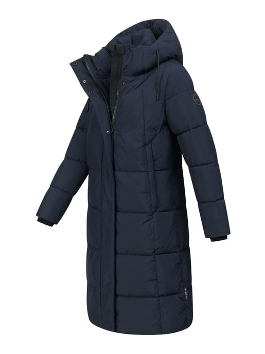 Abrigo acolchado largo de invierno Marikoo Tabiaa XVI para mujer con capucha y forro polar - Image 3