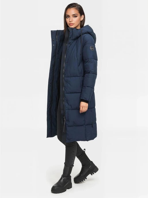 Abrigo acolchado largo de invierno Marikoo Tabiaa XVI para mujer con capucha y forro polar - Image 6