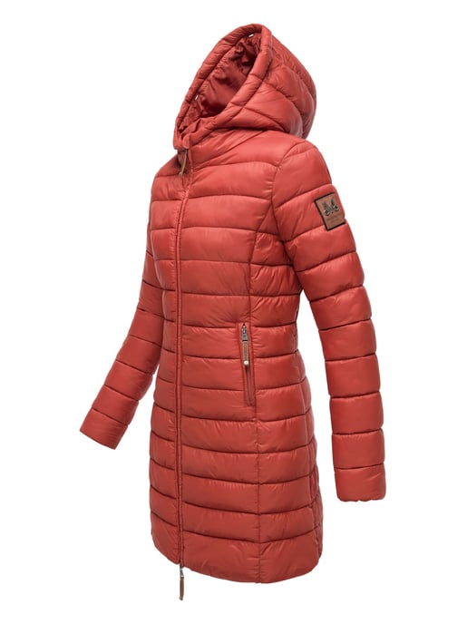 Chaqueta Marikoo Rose para mujer con diseño acolchado y cuello de pelo sintético desmontable - Image 4