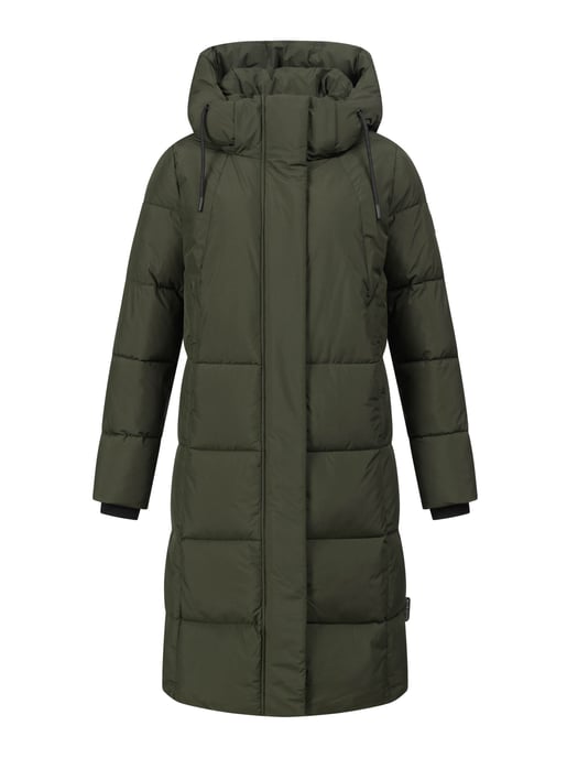 Abrigo acolchado largo de invierno Marikoo Tabiaa XVI para mujer con capucha y forro polar - Image 2