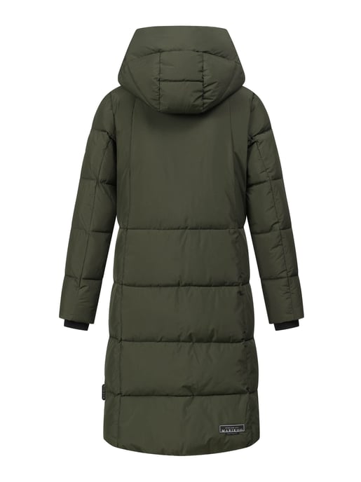 Abrigo acolchado largo de invierno Marikoo Tabiaa XVI para mujer con capucha y forro polar - Image 4