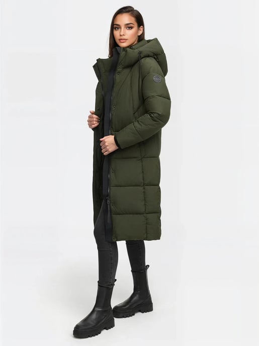 Abrigo acolchado largo de invierno Marikoo Tabiaa XVI para mujer con capucha y forro polar - Image 6