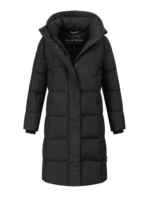 Abrigo acolchado largo de invierno Marikoo Tabiaa XVI para mujer con capucha y forro polar - Image 1