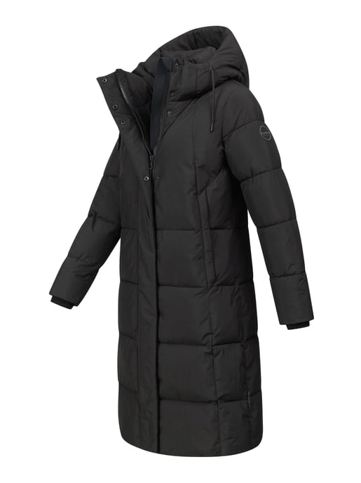 Abrigo acolchado largo de invierno Marikoo Tabiaa XVI para mujer con capucha y forro polar - Image 3