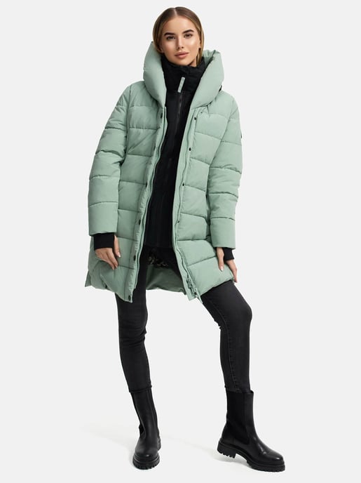 Navahoo abrigo acolchado para mujer Knutschilein – Cálido & Moderno - Image 6