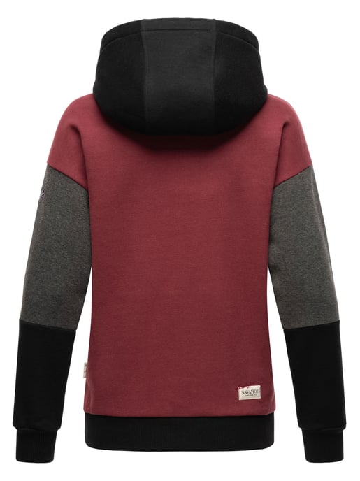 Navahoo sudadera con capucha mujer Babykätzchen – Multicolor & Cálida - Image 3