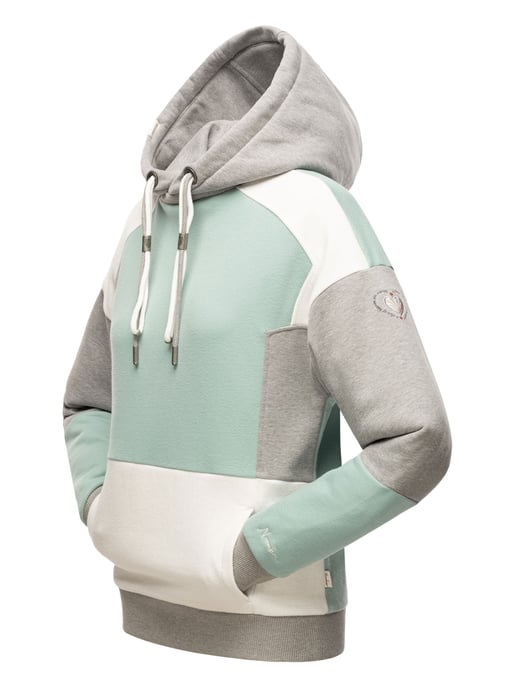 Navahoo sudadera con capucha mujer Babykätzchen – Multicolor & Cálida - Image 4