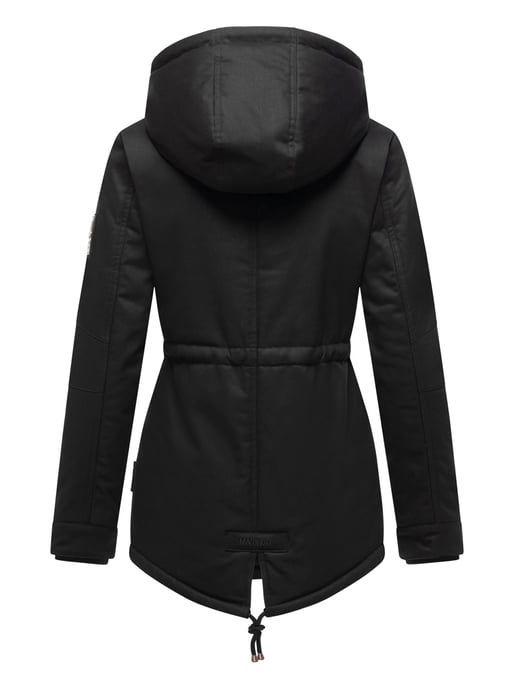 Chaqueta de invierno Marikoo Manolya para mujer con exterior de algodón y forro de borreguito - Image 4