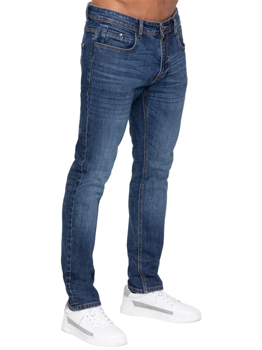 Enzo Milano | Vaqueros ajustados elásticos para hombre - Image 2