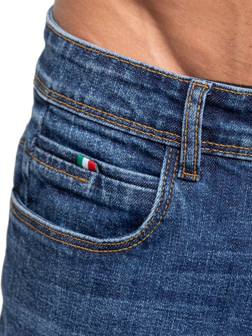 Enzo Milano | Vaqueros ajustados elásticos para hombre - Image 4