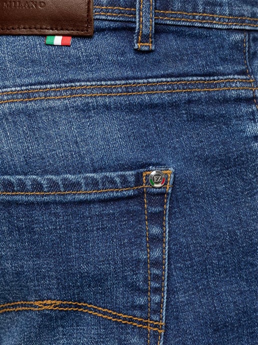 Enzo Milano | Vaqueros ajustados elásticos para hombre - Image 5
