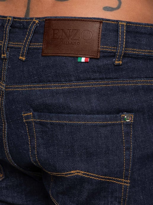 Enzo Milano | Vaqueros ajustados elásticos para hombre - Image 5