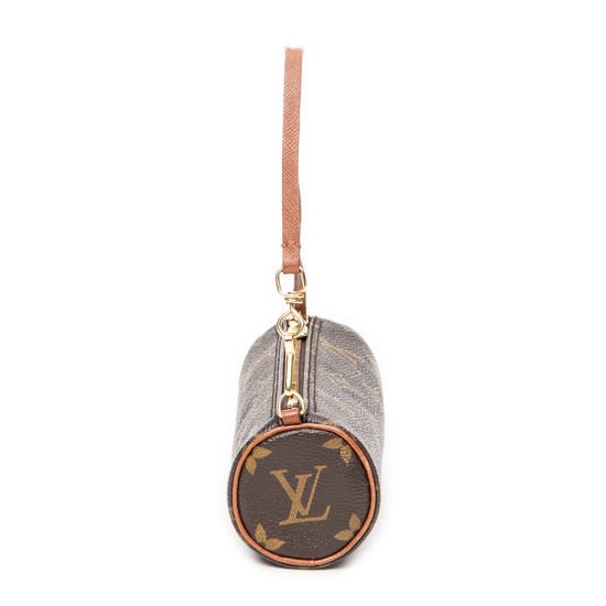 Louis Vuitton Papillon Pouch en Marrón Lona recubierta - Image 3