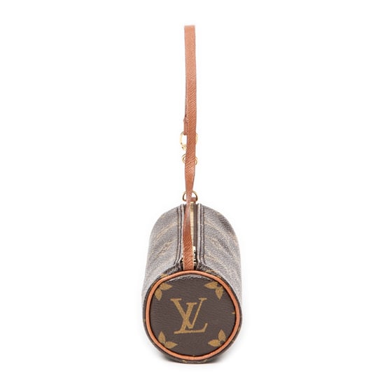 Louis Vuitton Papillon Pouch en Marrón Lona recubierta - Image 4