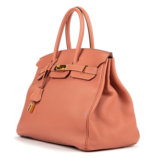 Hermès Birkin 35 en Crevette Piel de becerro - Image 2