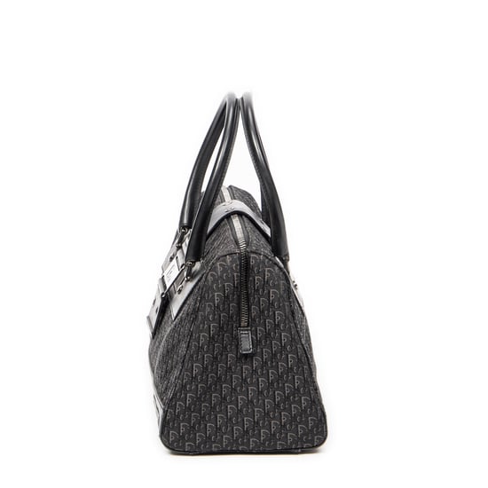 Dior Street Chic Top Handle  en Negro Lienzo - Image 3