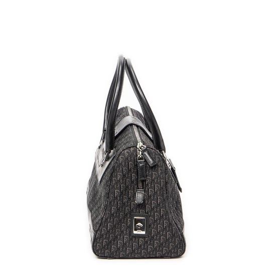 Dior Street Chic Top Handle  en Negro Lienzo - Image 4