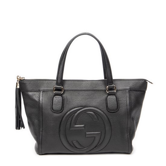 Gucci Soho Tassel Tote en Negro Piel de becerro - Image 1