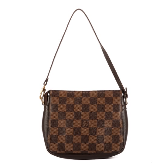 Louis Vuitton Trousse Make Up Pochette  en Marrón Lona recubierta - Image 4