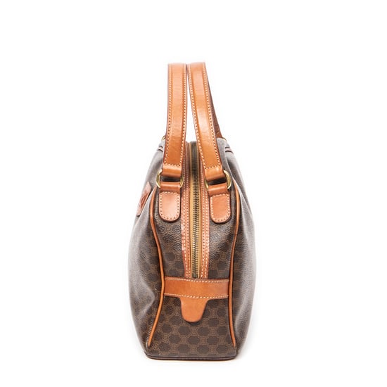Celine Dome Top Handle en Marrón Lona recubierta - Image 3