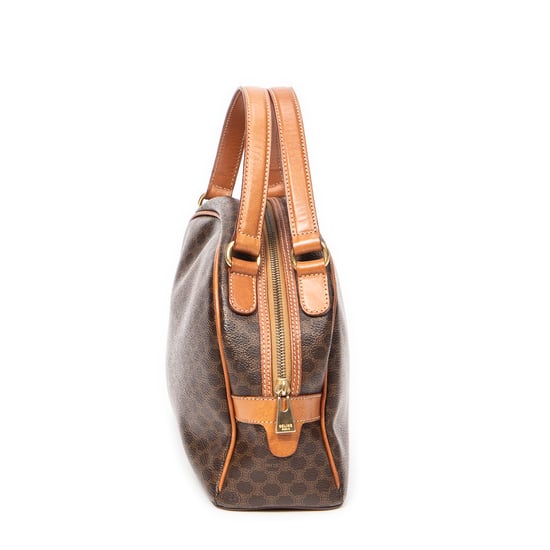 Celine Dome Top Handle en Marrón Lona recubierta - Image 4