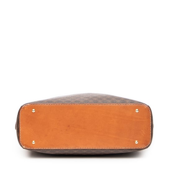 Celine Dome Top Handle en Marrón Lona recubierta - Image 6