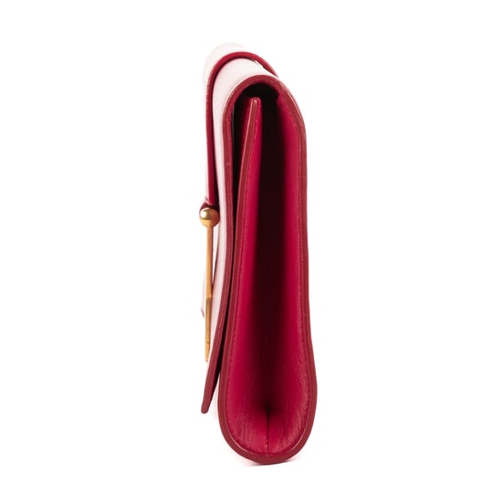 Yves Saint Laurent Ligne-Y Pochette Small en Rosa Piel de becerro - Image 3