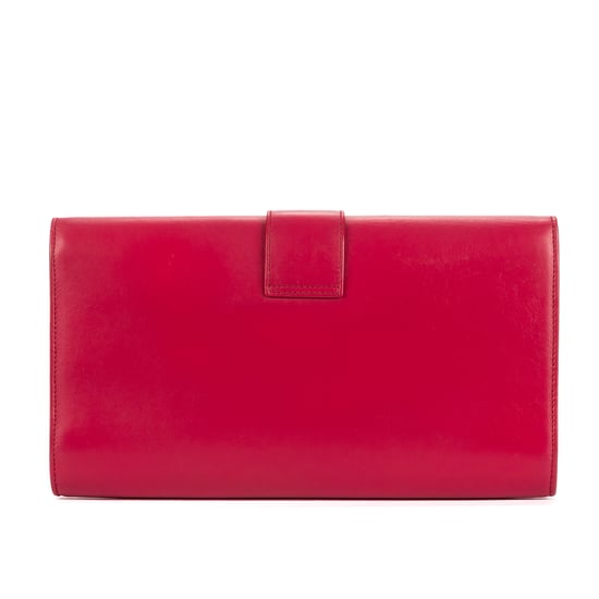 Yves Saint Laurent Ligne-Y Pochette Small en Rosa Piel de becerro - Image 4