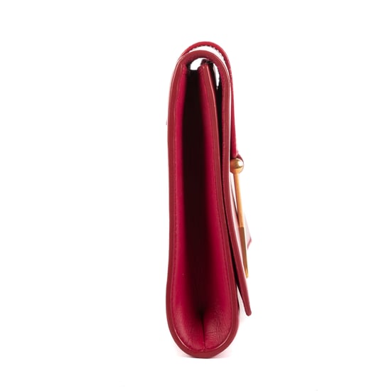Yves Saint Laurent Ligne-Y Pochette Small en Rosa Piel de becerro - Image 5