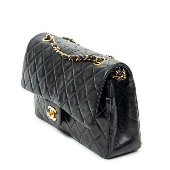 Chanel Classic Double Flap 26 en Negro Piel de becerro - Image 2