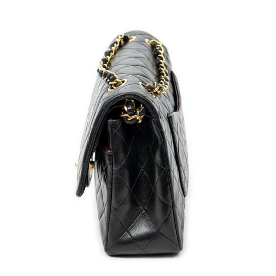 Chanel Classic Double Flap 26 en Negro Piel de becerro - Image 3