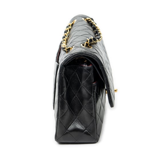 Chanel Classic Double Flap 26 en Negro Piel de becerro - Image 4