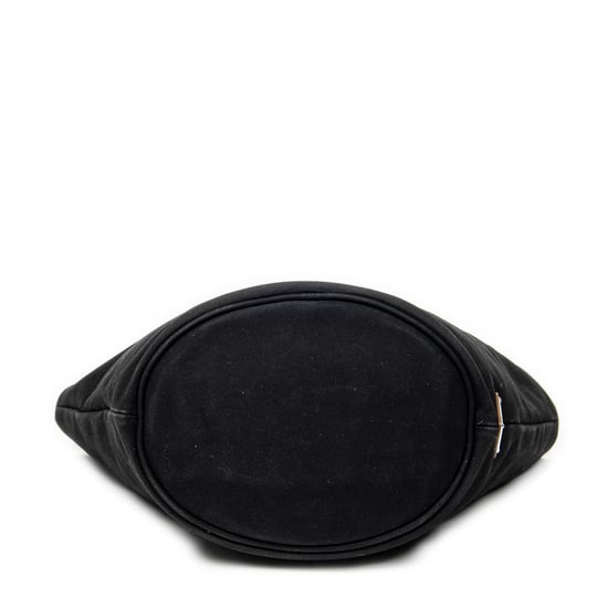 Prada Canapa Shopping Tote en Negro Lienzo - Image 6