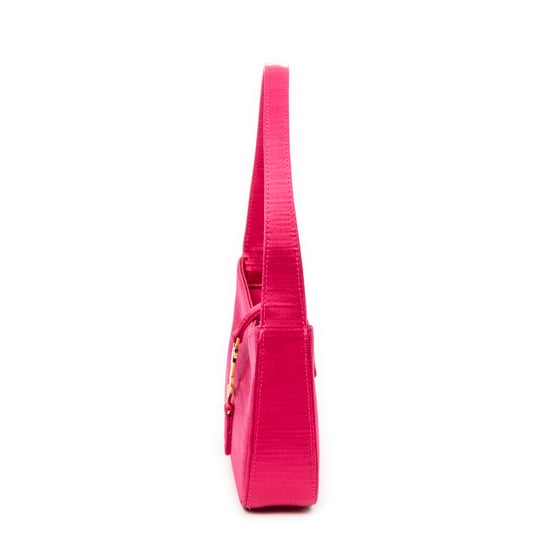 Yves Saint Laurent Mini Le 5 À 7 en Rosa Lienzo - Image 3