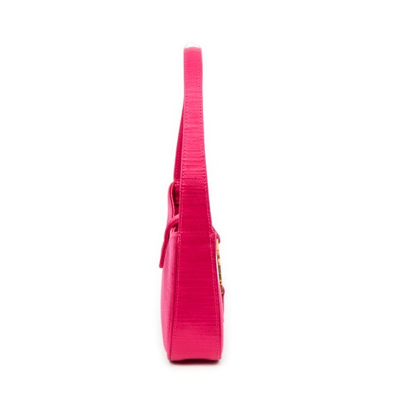 Yves Saint Laurent Mini Le 5 À 7 en Rosa Lienzo - Image 4