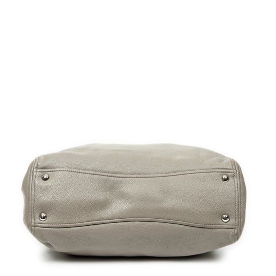 Miu Miu Middle Zip Tote en Gris Piel de becerro - Image 6