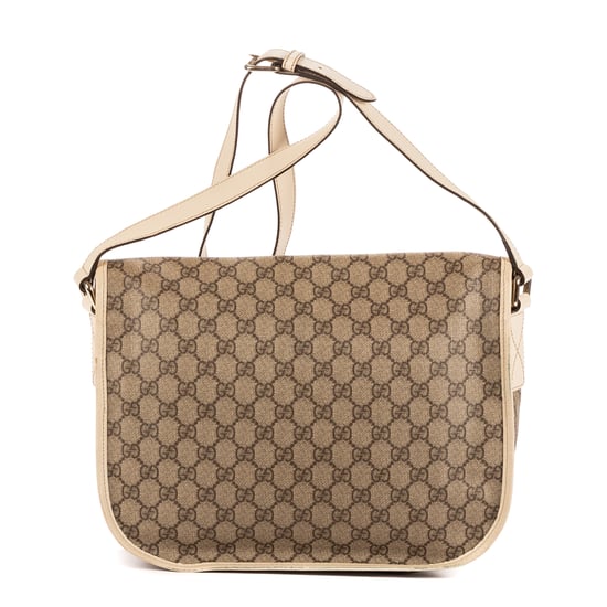 Gucci Messenger en Beige/Blanco Lona recubierta - Image 4