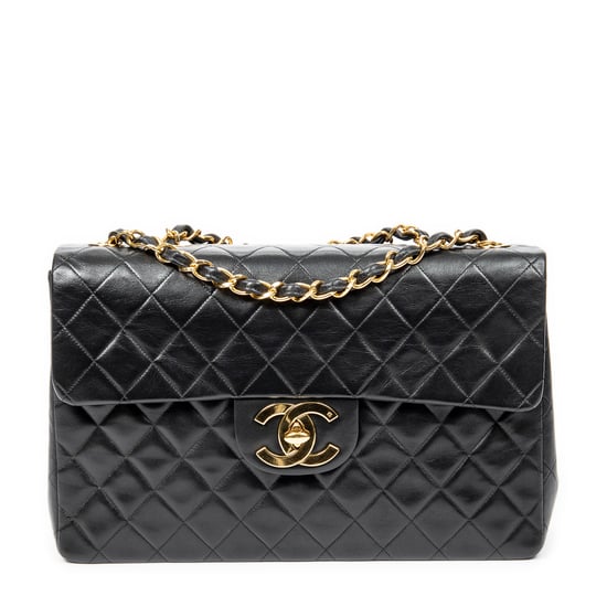 Chanel Maxi Jumbo XL Flap en Negro Piel de becerro - Image 1