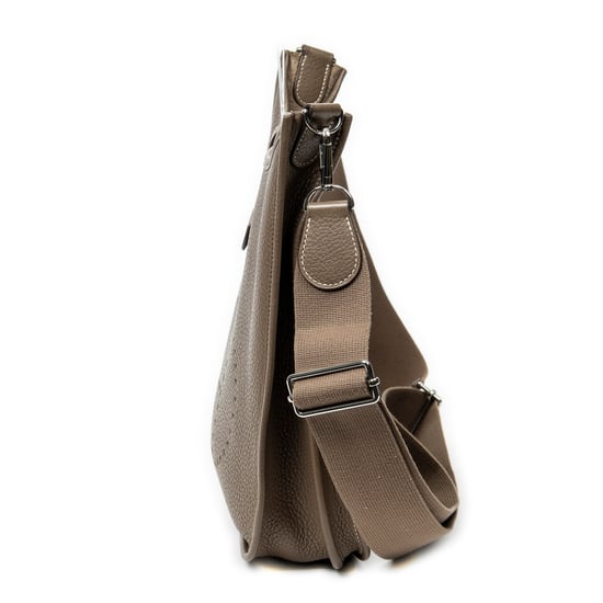 Hermès Evelyne III PM en Etoupe Gris Piel de becerro - Image 3