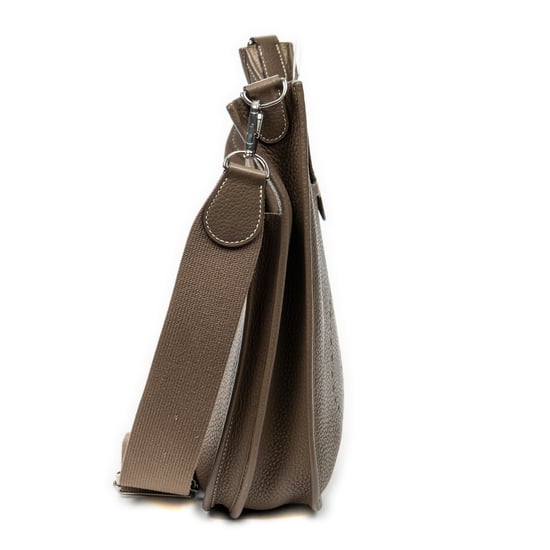 Hermès Evelyne III PM en Etoupe Gris Piel de becerro - Image 4