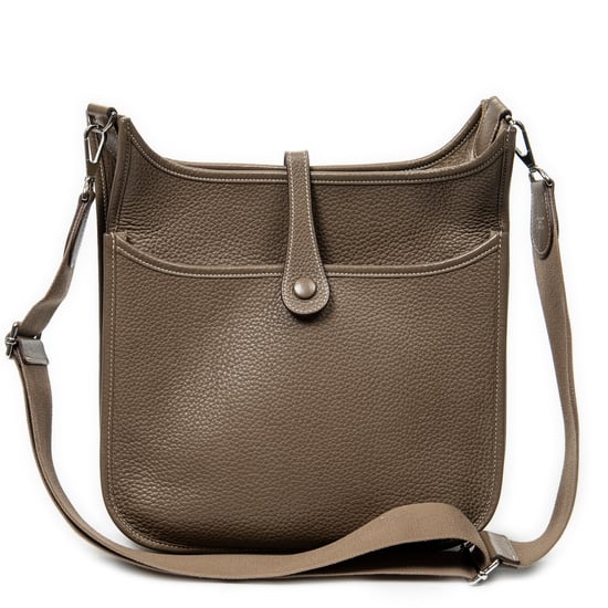 Hermès Evelyne III PM en Etoupe Gris Piel de becerro - Image 5