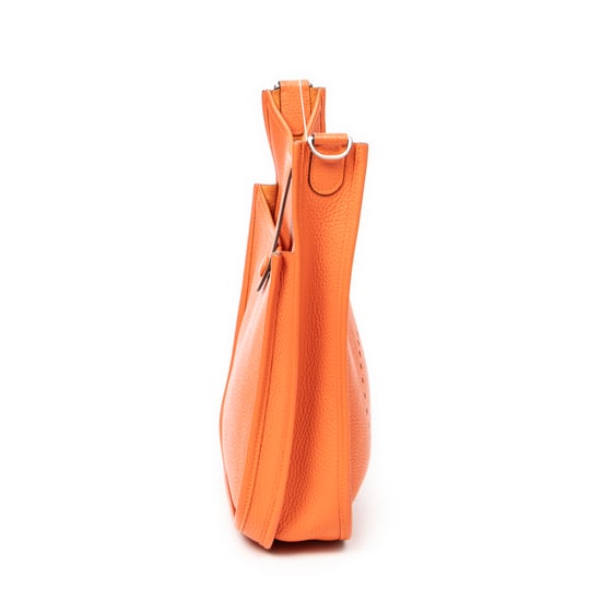 Hermès Evelyne III PM en Naranja Piel de becerro - Image 4