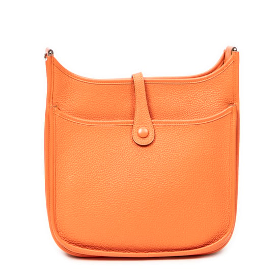 Hermès Evelyne III PM en Naranja Piel de becerro - Image 5