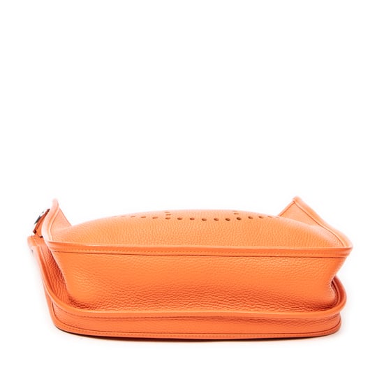 Hermès Evelyne III PM en Naranja Piel de becerro - Image 6