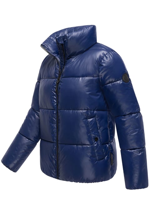 Chaqueta de invierno Marikoo Hazalee para mujer estilo puffer con acabado brillante - Image 2