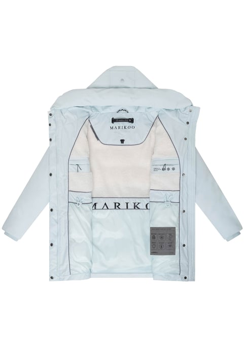 Chaqueta de invierno Marikoo Delilah para mujer con forro polar y cintura ajustable - Image 4