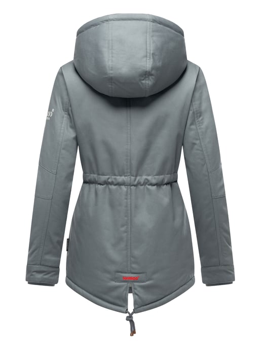 Chaqueta de invierno Marikoo Manolya para mujer con exterior de algodón y forro de borreguito - Image 4