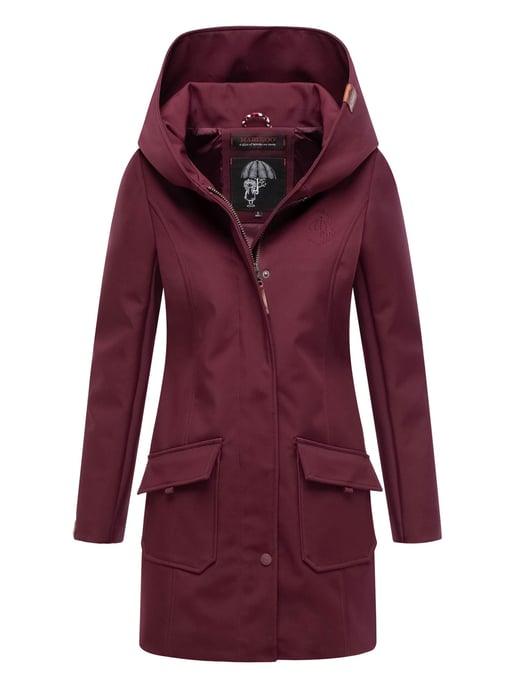 Marikoo chaqueta softshell mujer – Mayleen impermeable con capucha - Image 1