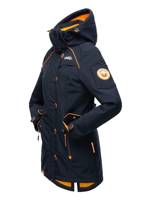 Marikoo chaqueta softshell mujer – Soulinaa, impermeable con capucha desmontable - Image 4