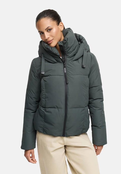 Chaqueta de invierno Marikoo Ninikaa para mujer con capucha y forro polar - Image 5